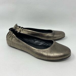 Lilimill Metallic Leather Classic Ballerina Flats, Women’s size US 7.5